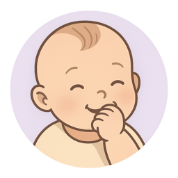 Baby bringing hand to mouth — early hunger cue