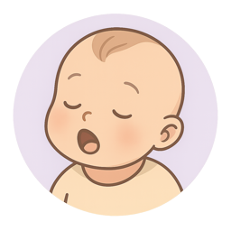 Baby turning head with open mouth — rooting cue